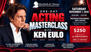 Macbeth & Cheese Presents: A One-day Acting Masterclass With Ken Eulo
