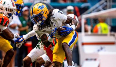 Pitt Falls at No. 1 Miami