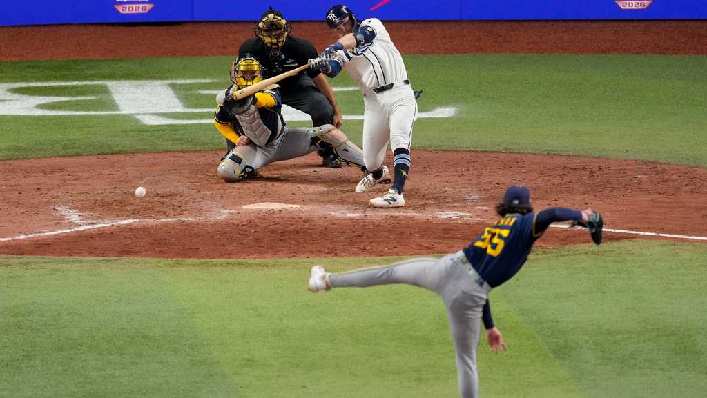 Tampa Bay Rays stun Brewers in 12th, force Game 5