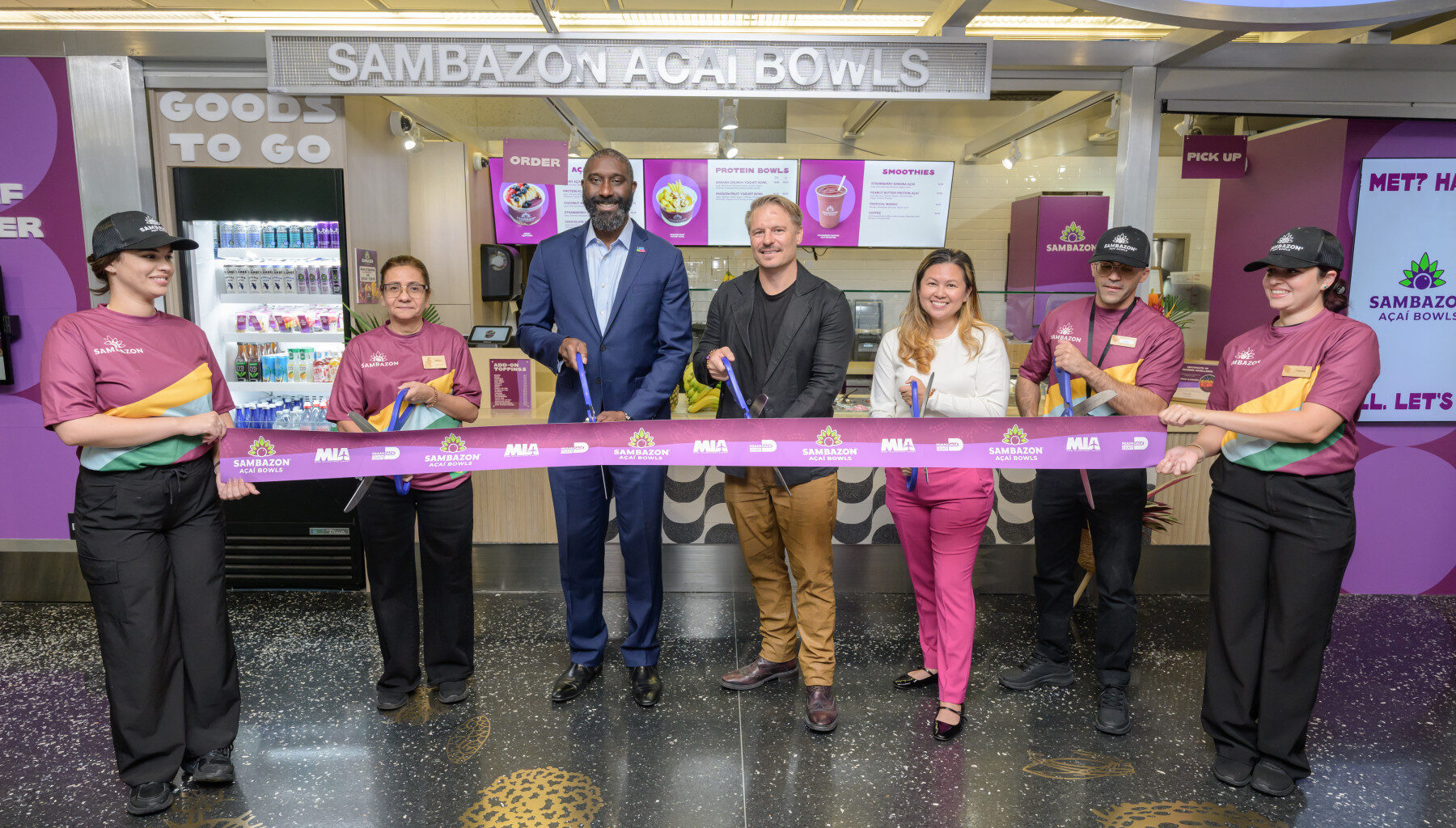 SAMBAZON® Açaí Bowls hosts grand opening at MIA