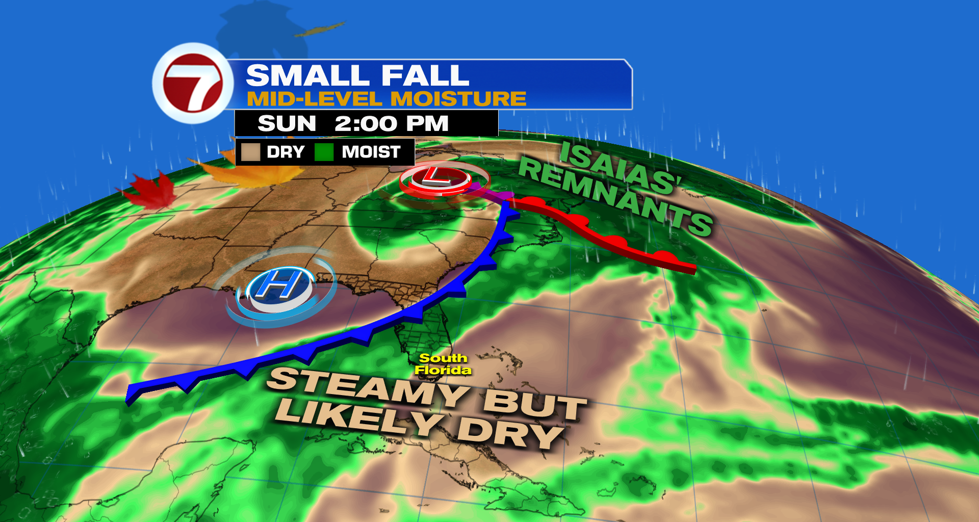 Near Record Heat Sunday Ahead of Feeble Fall Front - WSVN 7News | Miami News, Weather, Sports