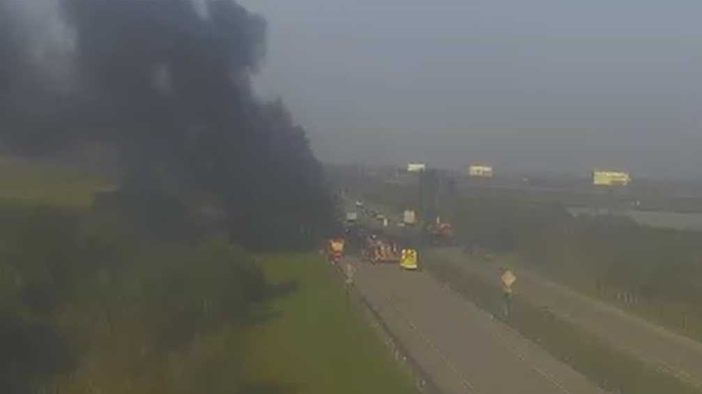 Tractor-trailer fire causing delays on Florida’s Turnpike in St. Lucie County