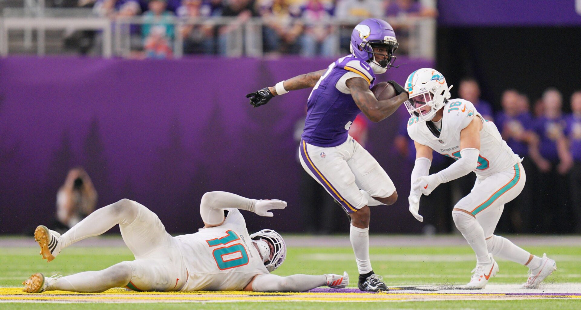 ‘I don’t necessarily believe in moral victories’—One of the Miami Dolphins’ young, rising stars ready to get back to work after 15-10 loss to Minnesota