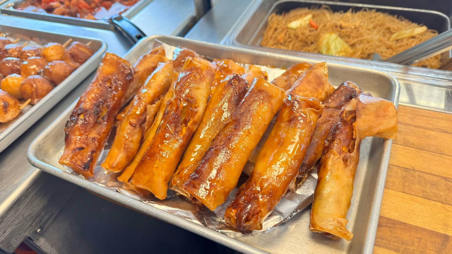 Lumpia is one of many authentic dishes served at Lola