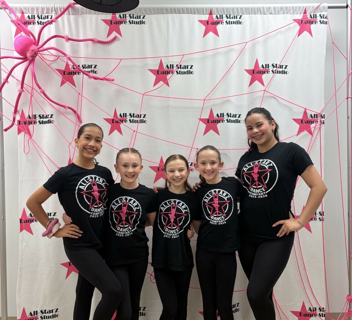 These five dancers from All-Starz Dance Studio in Orange Park will participate in the Nutcracker in December.
