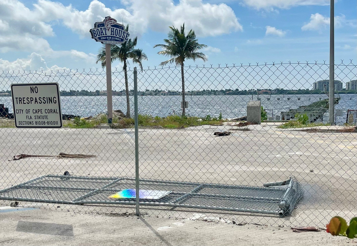 Construction has yet to begin on Boathouse Tiki Bar & Grill at the Cape Coral Yacht Club.