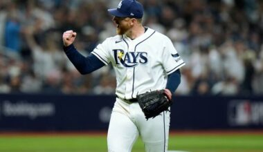 Rasmussen has no-hit bid for 7 2/3 innings, Rays open AL Division Series with 1-0 win over Yankees