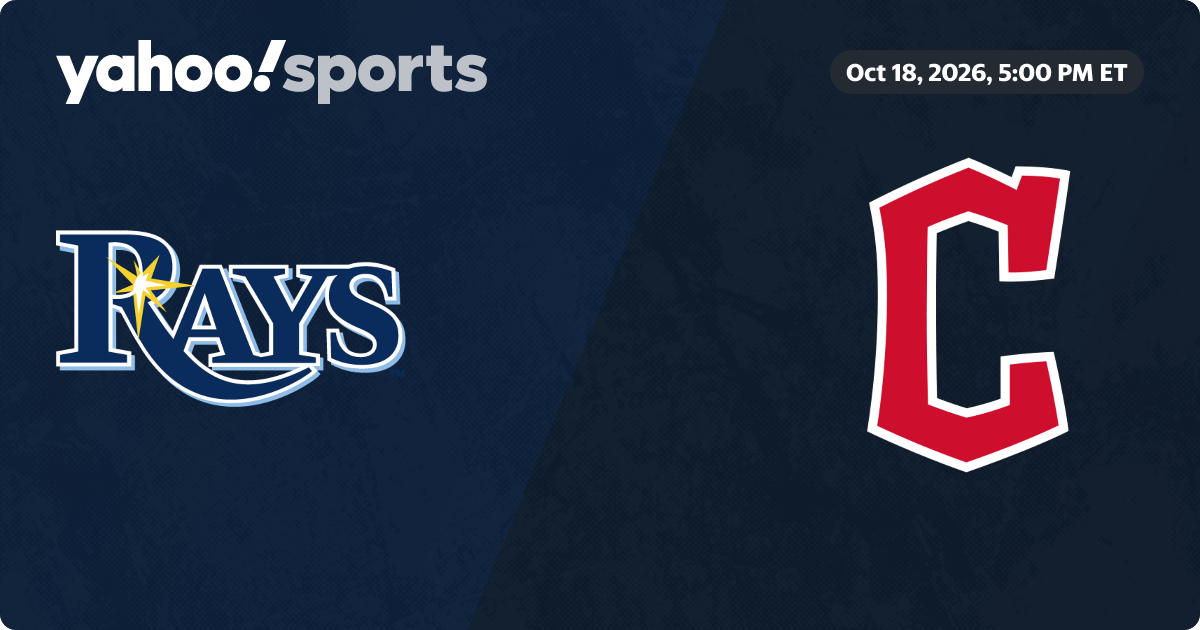 Tampa Bay Rays @ Cleveland Guardians: Live game updates, stats, play-by-play