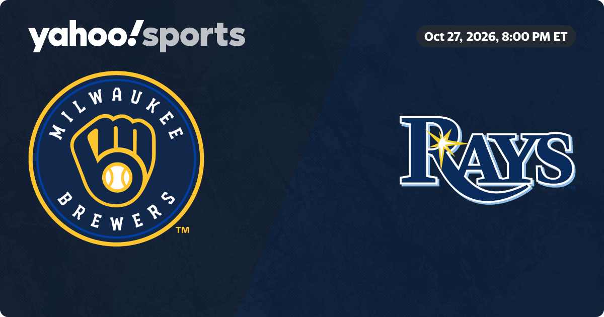 Milwaukee Brewers @ Tampa Bay Rays: Live game updates, stats, play-by-play