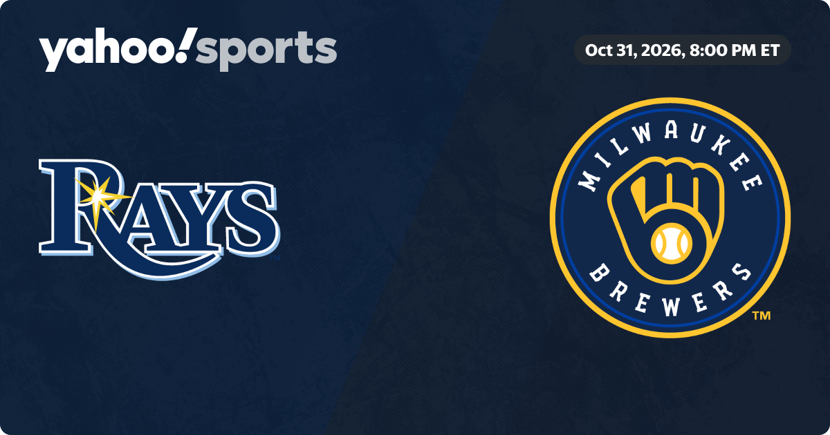 Tampa Bay Rays @ Milwaukee Brewers: Live game updates, stats, play-by-play