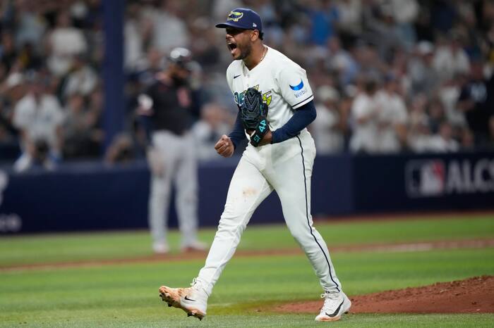 `Fastball Freddy' Peralta earns ALCS MVP award after pitching the Rays into the World Series
