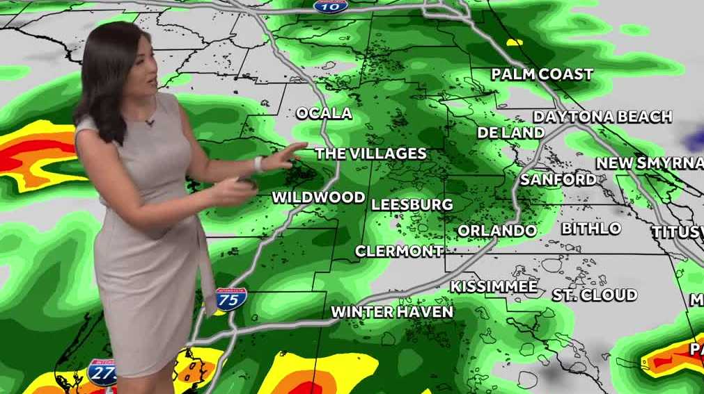 Rounds of showers expected in Central Florida