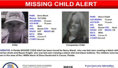 Florida Missing Child Alert issued for 2 boys last seen in Cocoa