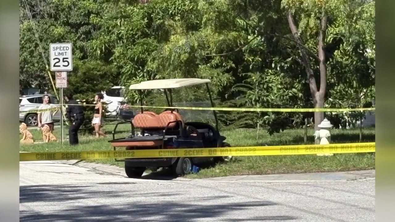 Golf cart crashes involving children