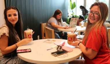 Qreate Coffee offers students a third space with crafting event | Life