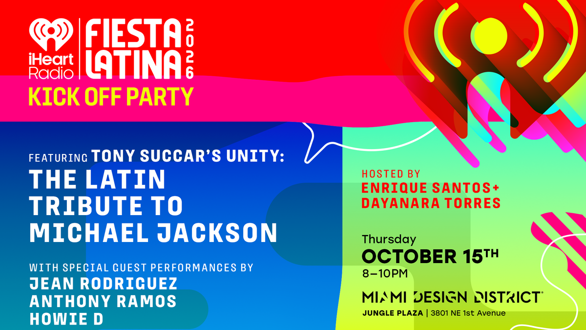 2026 iHeartRadio Fiesta Latina Kick Off Party Returns to Miami Design District October 15 | NewsRadio WIOD