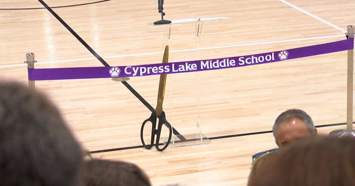 Rebuilt Cypress Lake Middle School holds ribbon-cutting in Fort Myers | Lee County