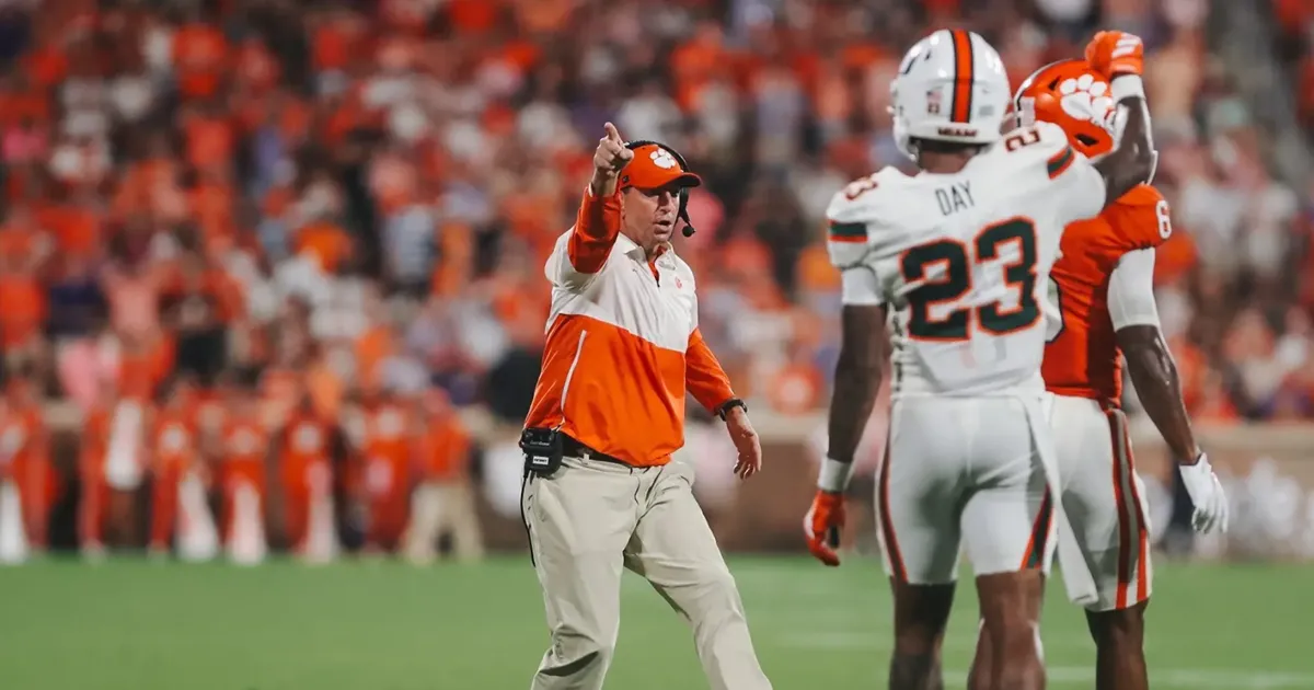 Five takeaways from Clemson’s 41-13 loss vs. No. 4 Miami