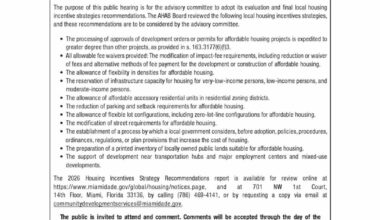 .-9 PUBLIC HEARING | Legal Announcements