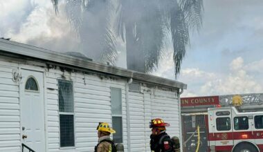 Crews extinguish mobile home fire in Stuart, no injuries | Martin County