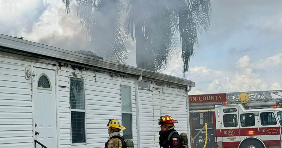 Crews extinguish mobile home fire in Stuart, no injuries | Martin County