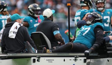 Jaguars LT Anton Harrison to have arthroscopic knee surgery and will miss weeks, maybe months