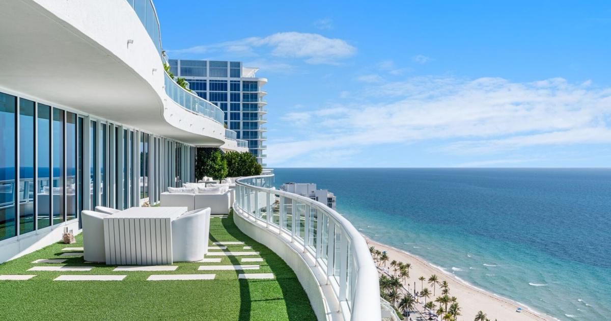 Fort Lauderdale Beach’s Largest Single-Level Penthouse on the Market Heads to Auction | National Business