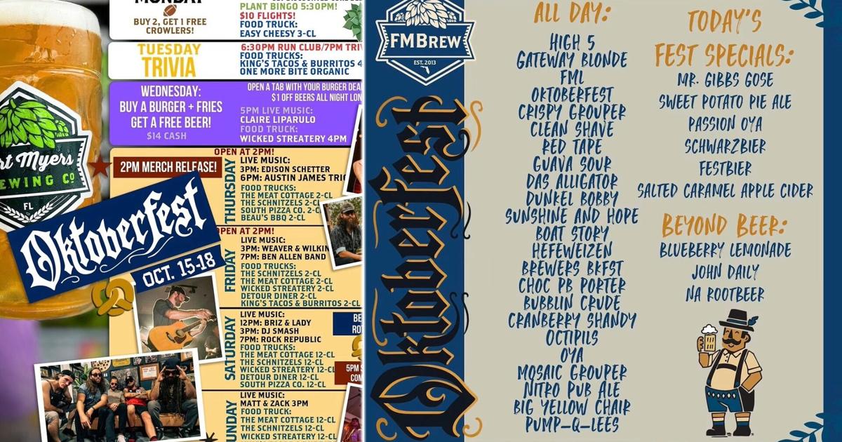 Fort Myers Brewing kicks off 4 days of Oktoberfest fun | WINK Stop