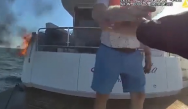 Lee County deputies rescue 3 people, dog from burning boat | News