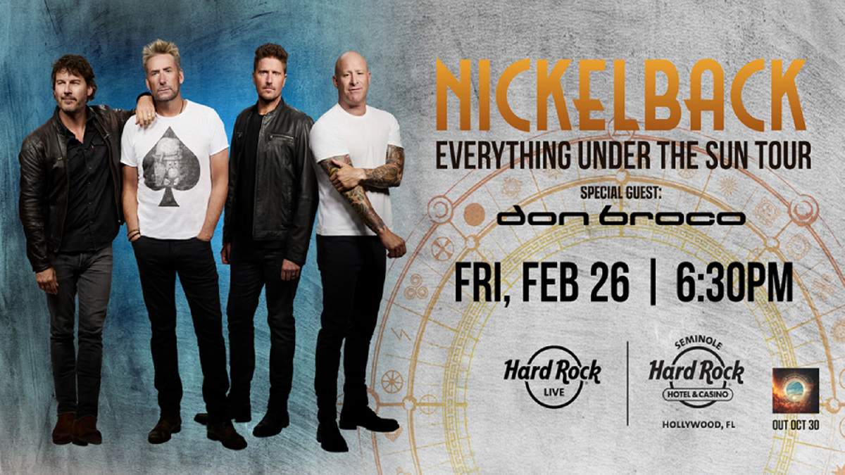 Nickelback: Everything Under The Sun Tour at Hard Rock Live