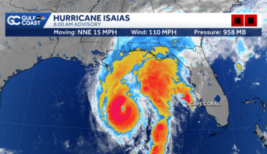 Hurricane Isaias becomes a major hurricane