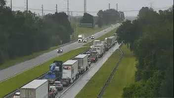 Southbound Florida Turnpike slowed after crash in Sumter