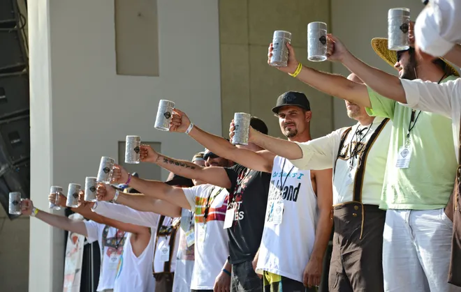 Beaches Oktoberfest 5 p.m. Friday, Oct. 16; noon Saturday, Oct. 17; at Seawalk Pavilion in Jacksonville Beach. Free (VIP packages available) All the schitzel, bratwurst and cold beer you can handle, plus live music on two stages, just steps from the beach. One stage will have polka and oompah bands, while the other features Sister Hazel on Friday night and the Hip Abduction on Saturday. Men's and women's stein-hoisting competitions are scheduled for Saturday afternoon. Info: beachesoktoberfest.com