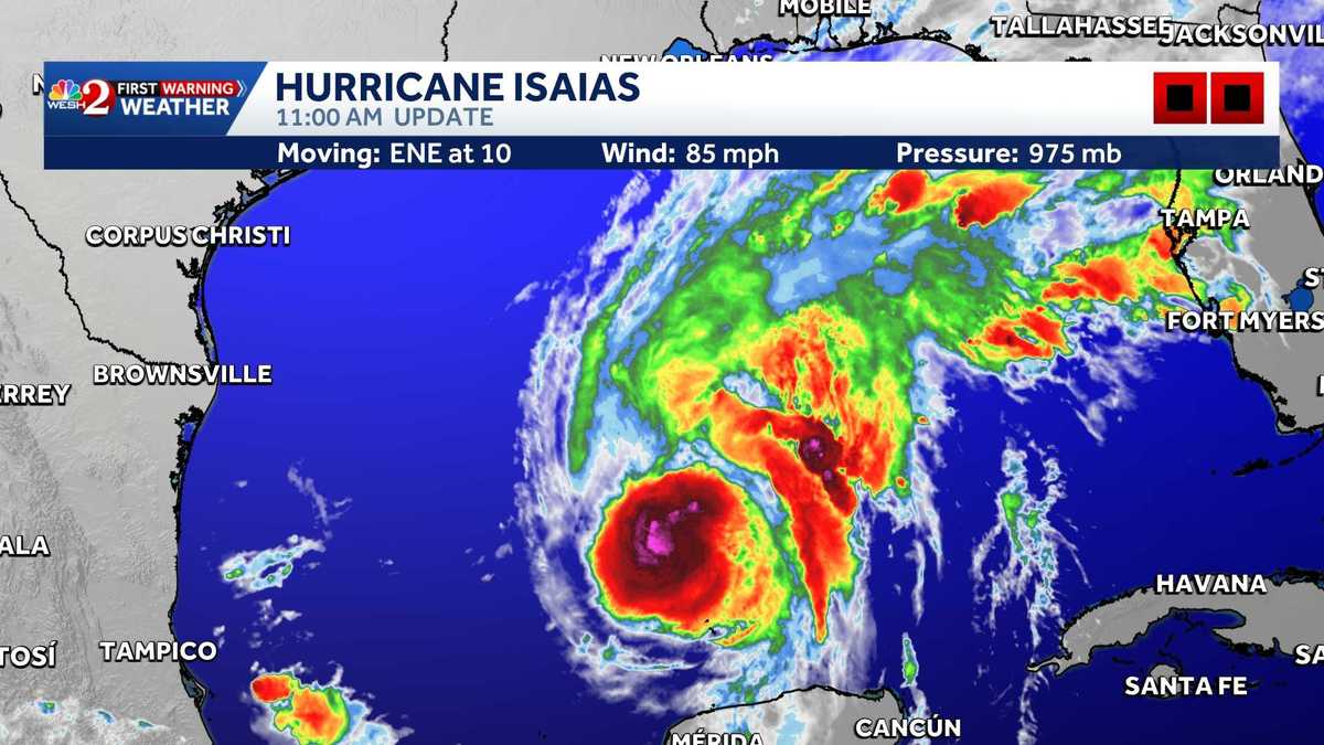 Hurricane Isaias in Gulf: Warnings issued for Florida