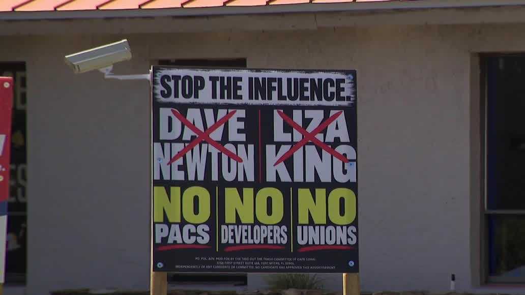 Fake cameras on Cape Coral political signs raise concerns amid license plate camera debate