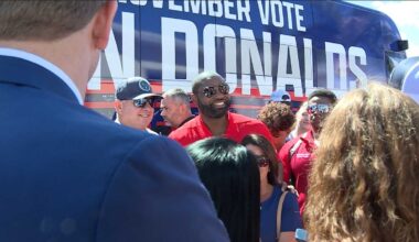 Florida gubernatorial candidate Byron Donalds makes campaign stop in Fort Pierce