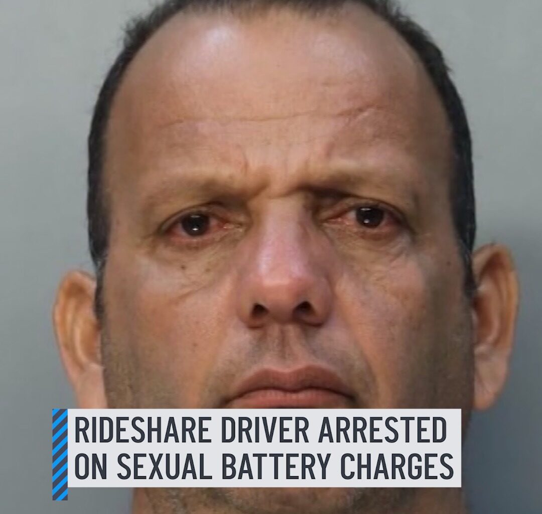 Rideshare driver accused of sexually battering woman who'd been passenger in Hialeah. Joe Luis Suarez, 51, was arrested Monday on a sexual battery charge in the alleged incident that was reported back in July, an arrest report said. According to the report, the 63-year-old victim told police her daughter had requested an Uber ride to take her to Boca Raton, and Suarez picked her up. The woman said along the way they exchanged phone numbers for future Uber needs, and after a few days he called her, saying he was near her home and asking if he could pick her up for coffee, the report said. She said she accepted and he picked her up and drove to Victor Wilde Park in Hialeah, where he suddenly pulled over, jumped on top of her and started kissing her before she pushed him off her, the report said. The woman said Suarez then grabbed her hand and forced it on his private parts before she jumped out of his car, the report said. #Driver #Hialeah #Miami