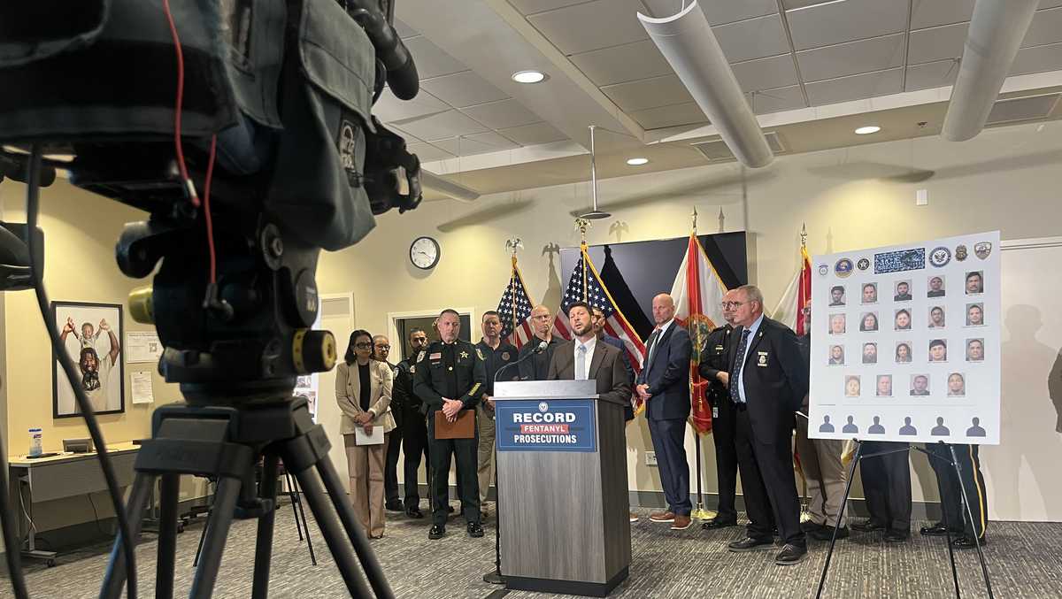 Florida AG holds press conference in Boynton Beach