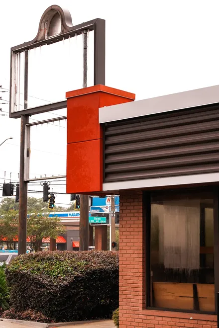 Signs have been stripped from the Wendy's restaurant at 1175 Dunn Ave. following its recent closure after 46 years in business.