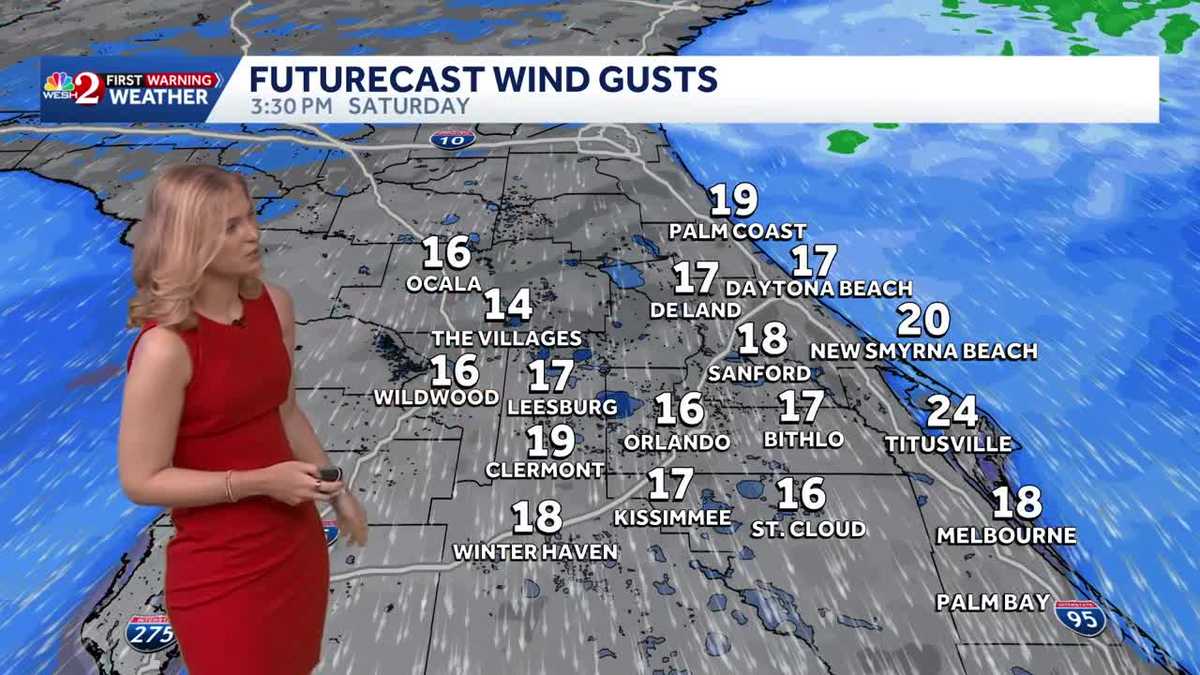 Wet start to the weekend before humidity drops for Central Florida