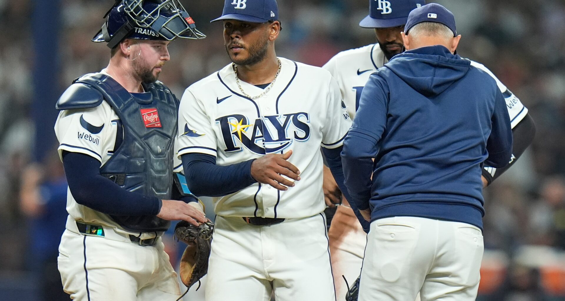 Freddy Peralta's redemption looks real in Rays' ALDS Game 2 win over Yankees