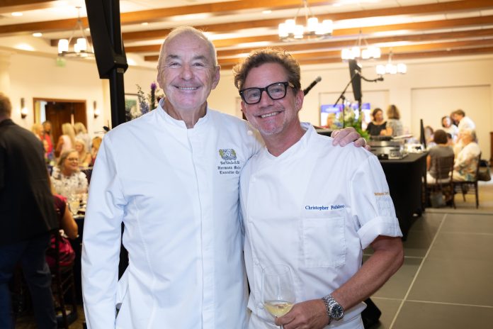Executive Chef Hermann Muller, left, from Ponte Vedra Inn & Club, and Chef Chris Polidoro, from Doro Restaurant, helped make Ascension St. Vincent's Foundation's 24th Annual Delicious Destinations event a success.