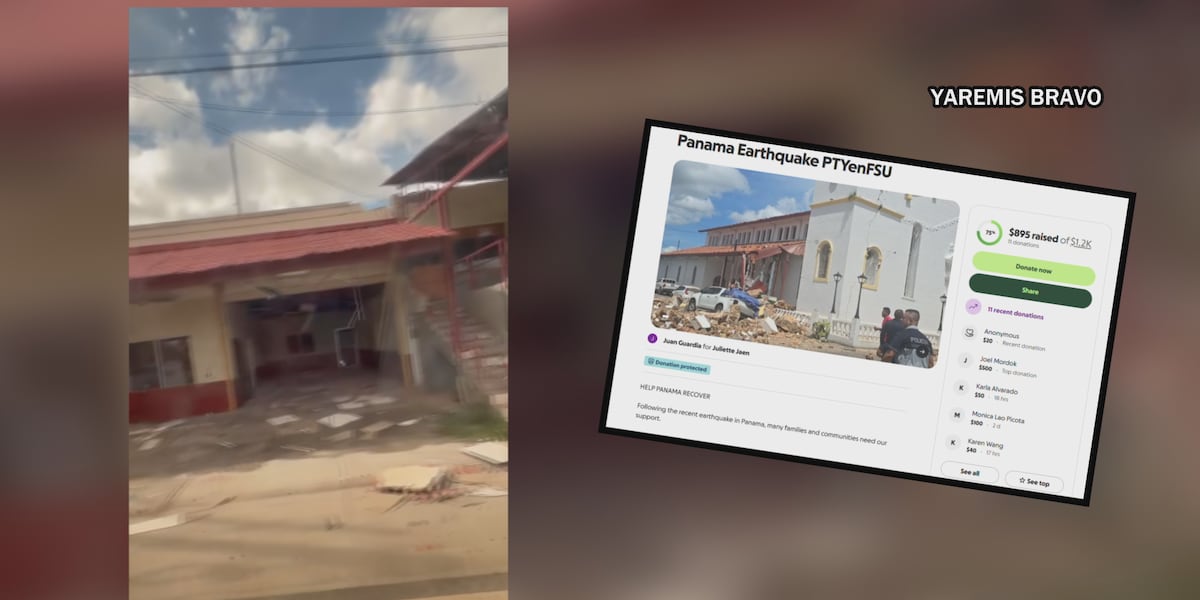 ‘It’s just awful’: Panamanian students at FSU rally to help home country after major earthquake