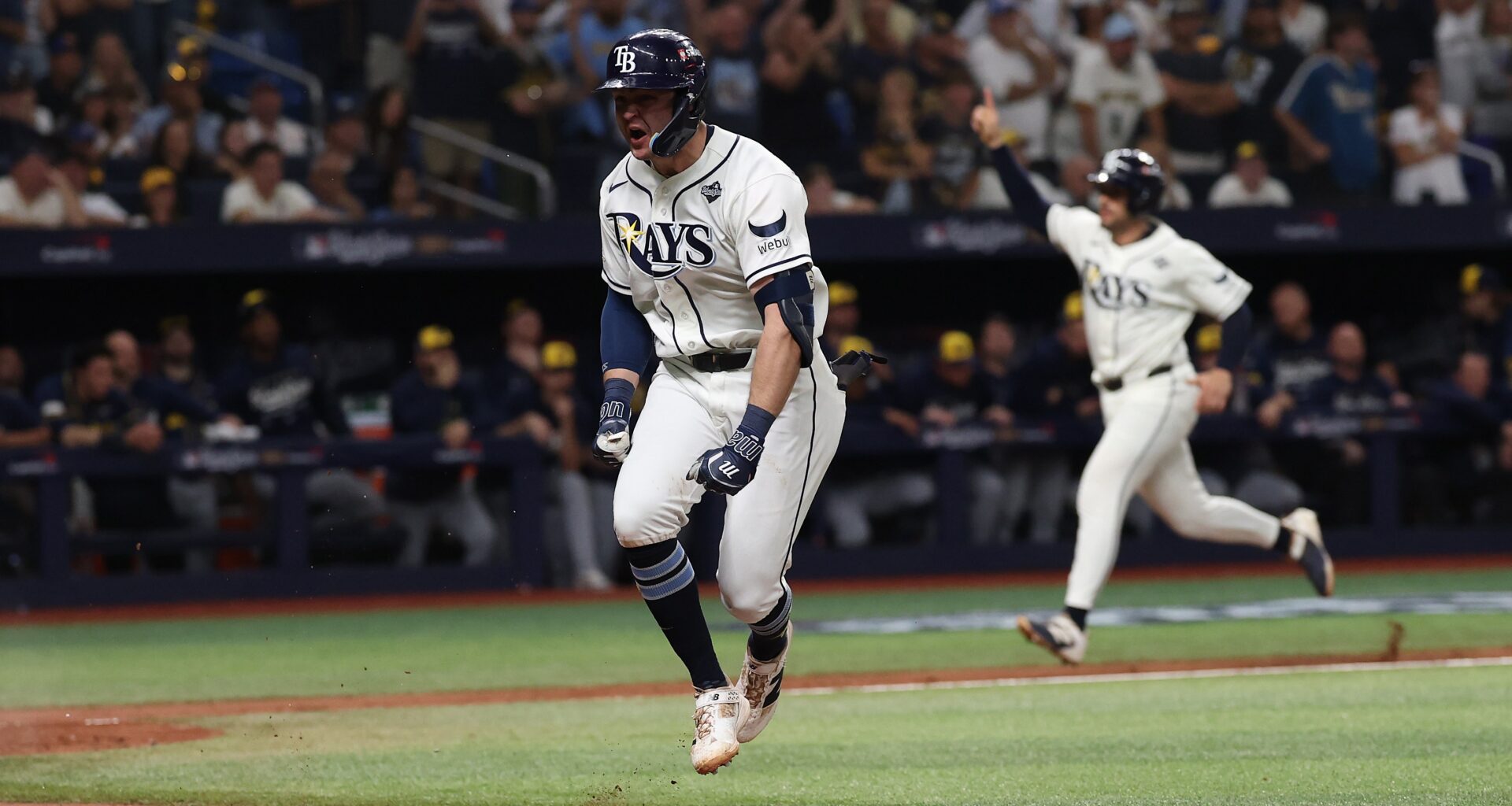 Tampa Bay Rays beat Brewers in 12th inning, avoid World Series sweep