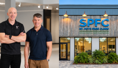 Trevor Burgess and Gary Hess give $5 million to support St. Pete Free Clinic’s new flagship facility in south St. Pete