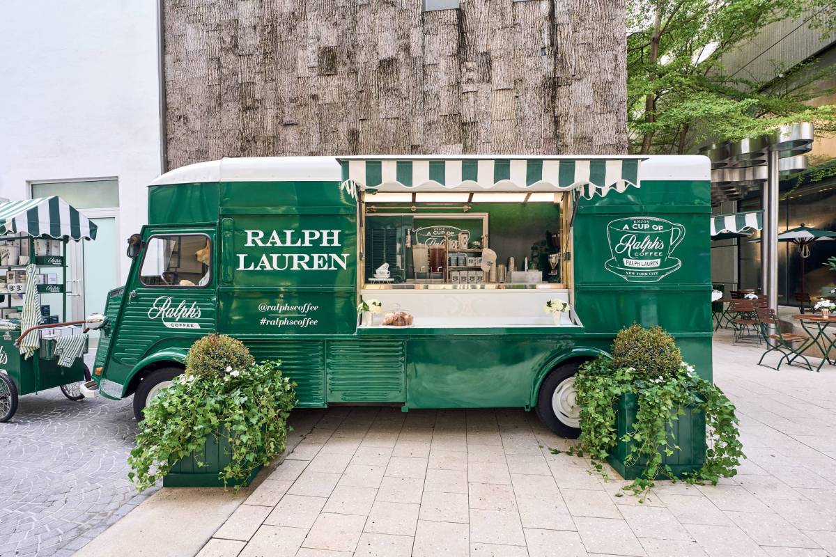 Ralph Lauren's chic new coffee truck is officially open in the Miami Design District