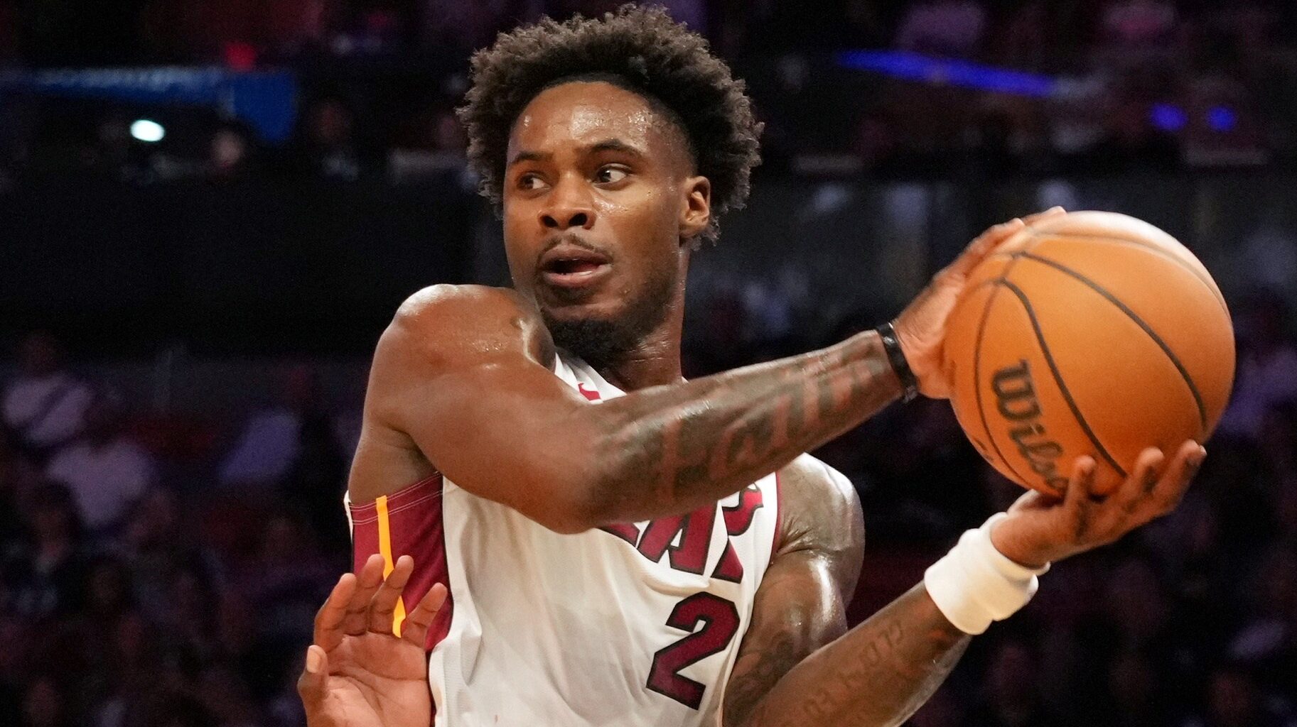 Davion Mitchell with statement NBA preseason for Miami Heat