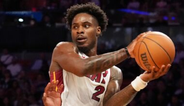 Davion Mitchell with statement NBA preseason for Miami Heat