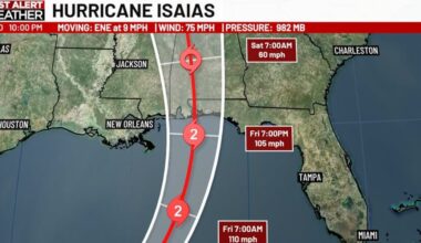 HURRICANE ISAIAS | Hurricane Warning in effect for Northwest Florida