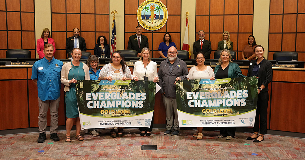 Nine Lee County Public Schools Recognized as Everglades Champion Schools